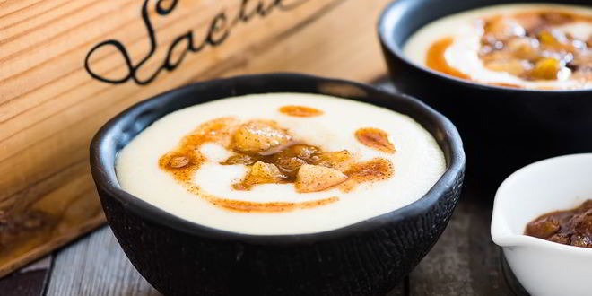 Рецепт манной каши с грушей