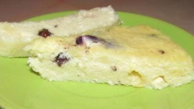 Рецепт Манной каши с изюмом Русская печь