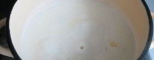 Шаг 2: манной каши с изюмом