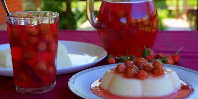 Рецепт манной каши с киселем