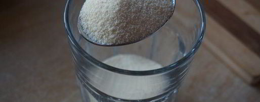 Шаг 6: манной каши с киселем