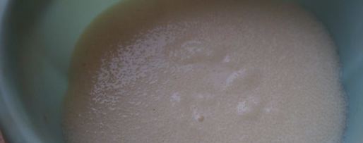 Шаг 8: манной каши с киселем