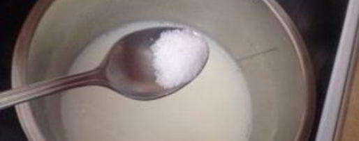 Шаг 1: манной каши с комочками