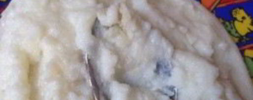 Шаг 4: манной каши с комочками