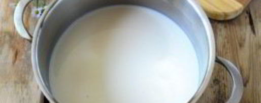 Шаг 1: манной каши с персиками