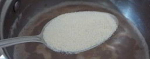 Шаг 4: манной каши с шокаладом