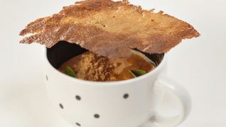 Рецепт Манной каши с соленой карамелью