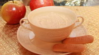 Рецепт Манной каши с яблоком