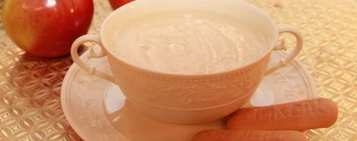 Шаг 2: манной каши с яблоком