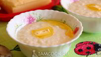 Рецепт Молочной каши из риса и манки