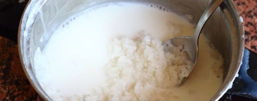 Шаг 5: молочной каши из риса и манки