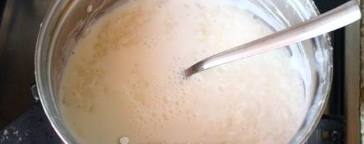 Шаг 7: молочной каши из риса и манки