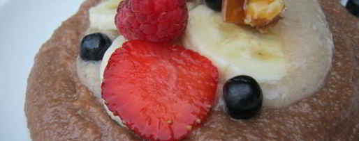 Шаг 3: шоколадной манной каши с банановым соусом