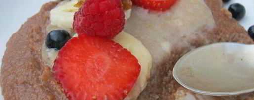 Шаг 4: шоколадной манной каши с банановым соусом