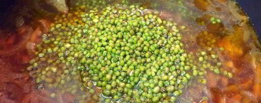 Шаг 12: машкичирей — машевой каши по-узбекски