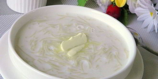 Рецепт молочной каши с вермишелью