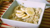 Рецепт Овсяной каши с бананом