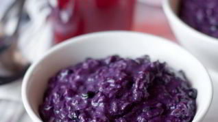 Рецепт Черничной овсяной каши