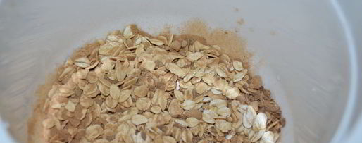 Шаг 1: ленивой овсянки с черносливом