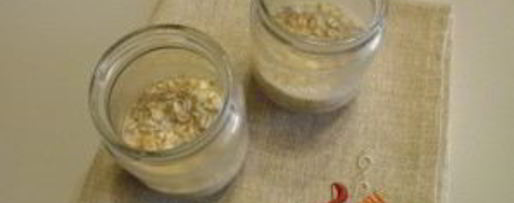 Шаг 2: ленивой овсянки в банке для похудения