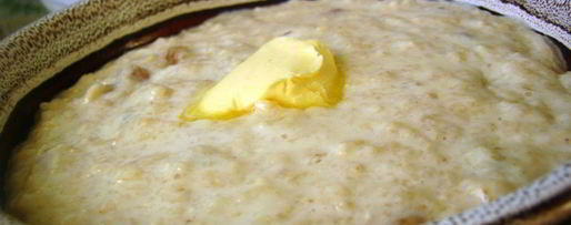 Шаг 3: молочной овсяной каши с изюмом