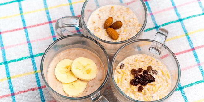 Рецепт ночной овсяной каши