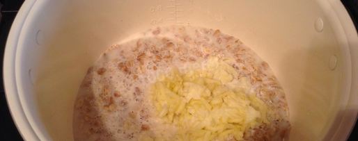 Шаг 4: овсяной каши четыре злака в мультиварке