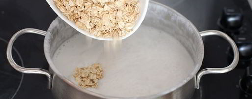 Шаг 4: овсяной каши на кокосовом молоке