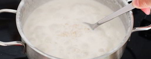 Шаг 5: овсяной каши на кокосовом молоке