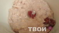Рецепт Овсяной каши на молоке с вишней
