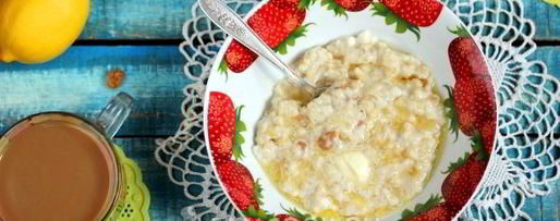 Шаг 5: овсяной каши на молоке