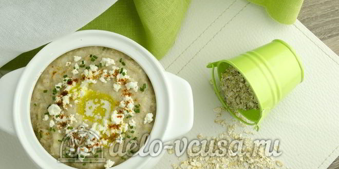 Рецепт овсяной каши на воде