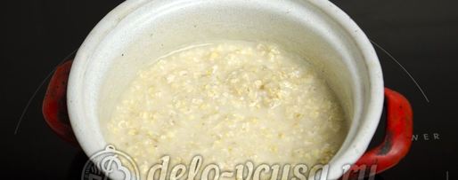 Шаг 1: овсяной каши на воде