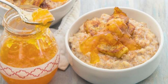 Рецепт овсяной каши с бананами