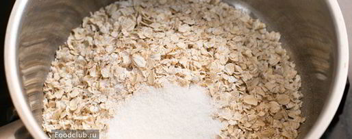 Шаг 1: овсяной каши с черникой