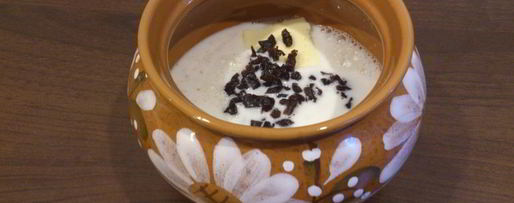 Шаг 3: овсяной каши с черносливом в горшочке