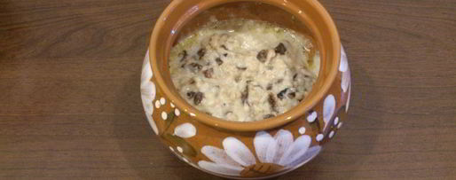 Шаг 5: овсяной каши с черносливом в горшочке