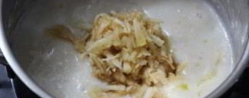 Шаг 2: овсяной каши с фруктами