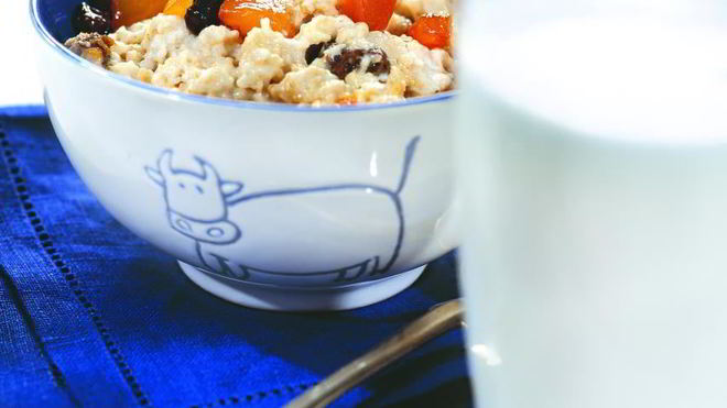 Рецепт Овсяной каши с сухофруктами