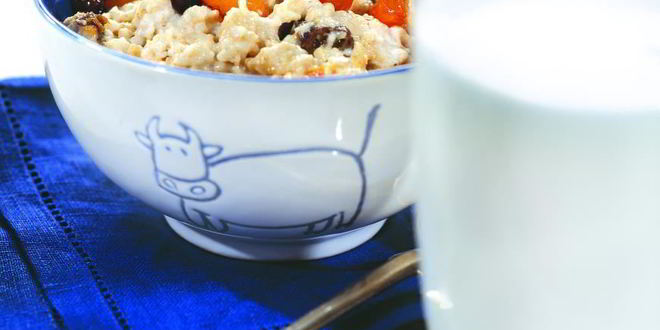 Рецепт овсяной каши с сухофруктами