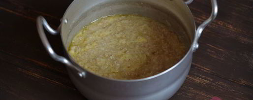 Шаг 5: овсяной каши с сыром и оливковым маслом