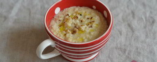 Шаг 6: овсяной каши с сыром и оливковым маслом