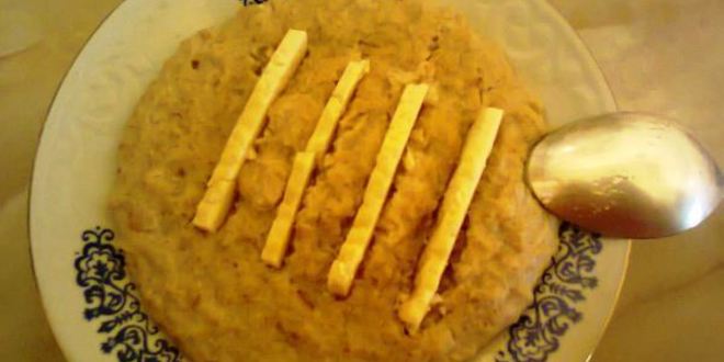 Рецепт овсяной каши с сыром