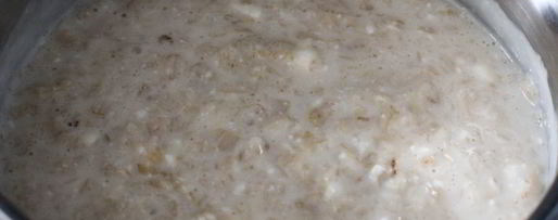 Шаг 2: овсяной каши с творогом