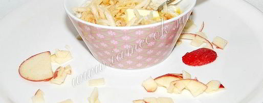 Шаг 8: овсяной каши с яблоками