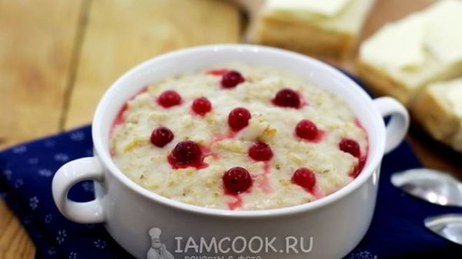 Рецепт Овсяной каши в мультиварке