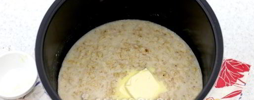 Шаг 5: овсяной каши в мультиварке