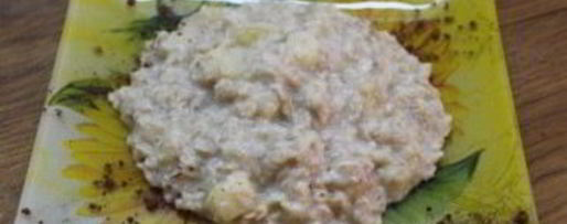 Шаг 3: овсянки на завтрак