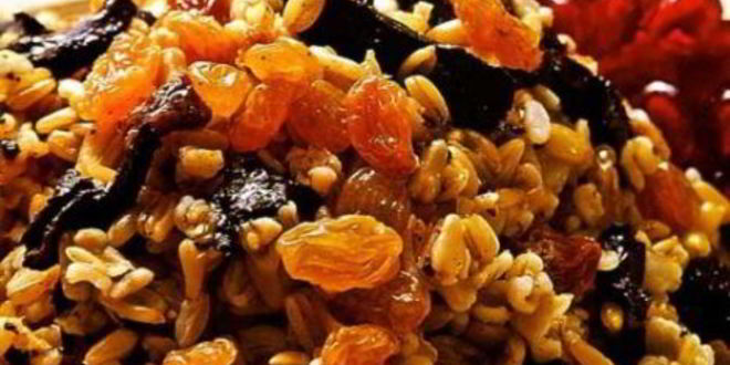 Рецепт овсянки с черносливом и изюмом