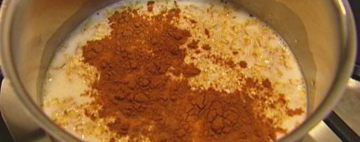 Шаг 1: овсянки с кленовым сиропом и орехами пекан